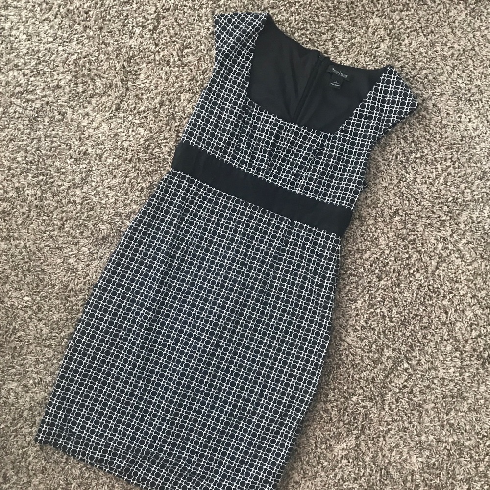 Black & White WHBM Dress